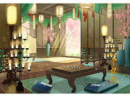 古风室内场景