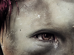 #AI創(chuàng)作實(shí)驗(yàn)室#戰(zhàn)爭(zhēng)，女孩，廢墟，無(wú)助，眼淚