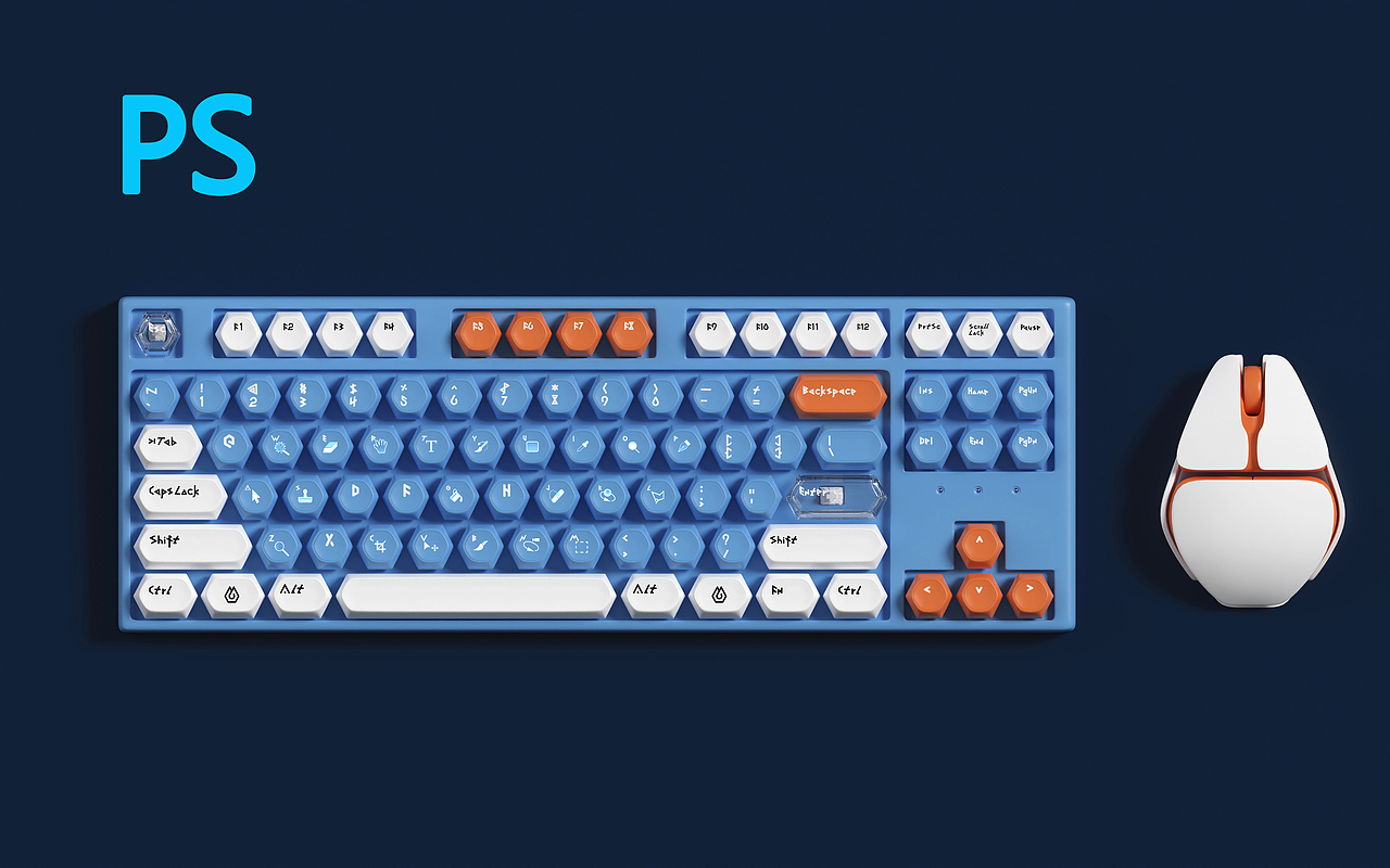 #即时造生活#“即即时时”设计师键鼠DIY套装（图ZMzEwMjIwNTY4） - 宣传物料 - 站酷设计师请叫我阿星原创素材 - 站酷ZCOOL