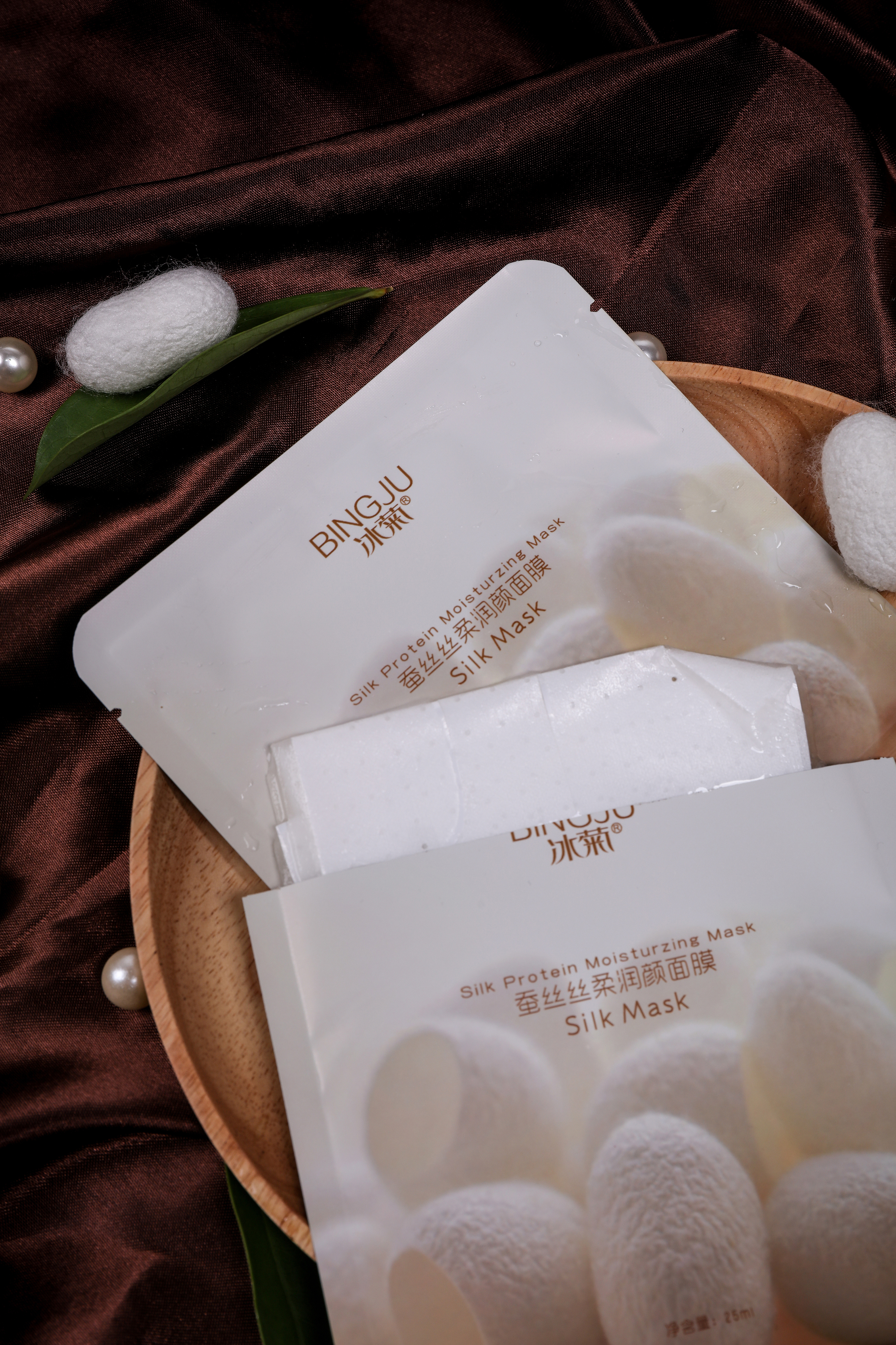 冰菊蚕丝面膜场景拍摄欣赏