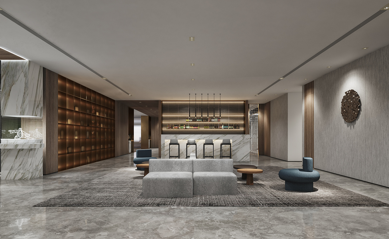 山合空间sh 作品 |现代轻奢 办公会所