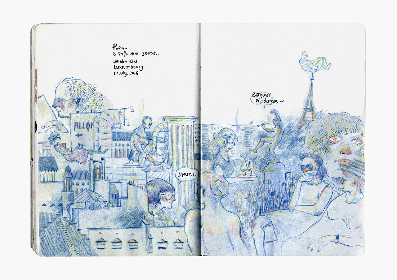 sketchbook（图ZOTEwMzQwNjQ=） - 艺术插画 - 站酷设计师CiCi_Suen_原创素材 - 站酷ZCOOL