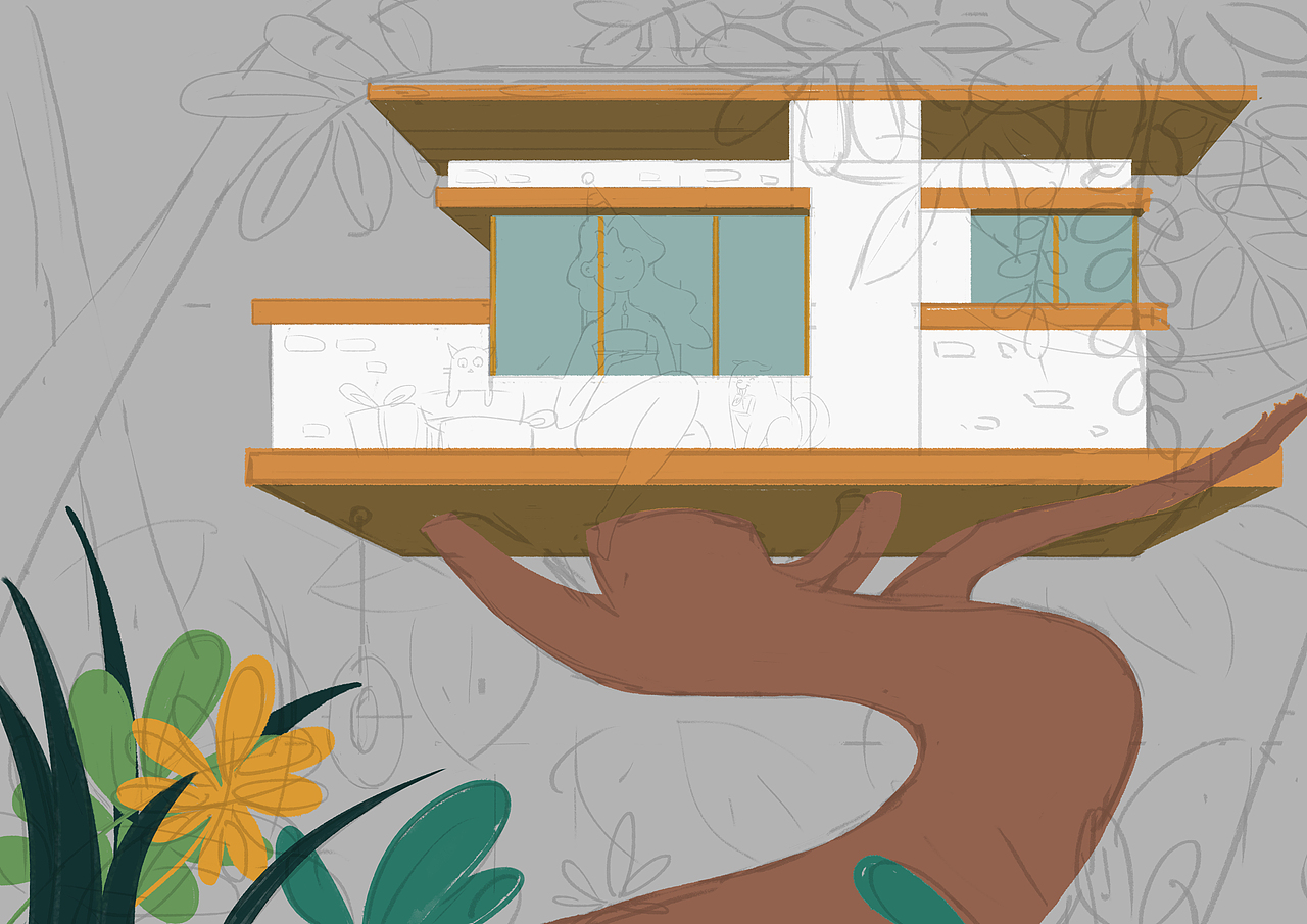 日常练习篇,以独处时光之秘密基地为主题