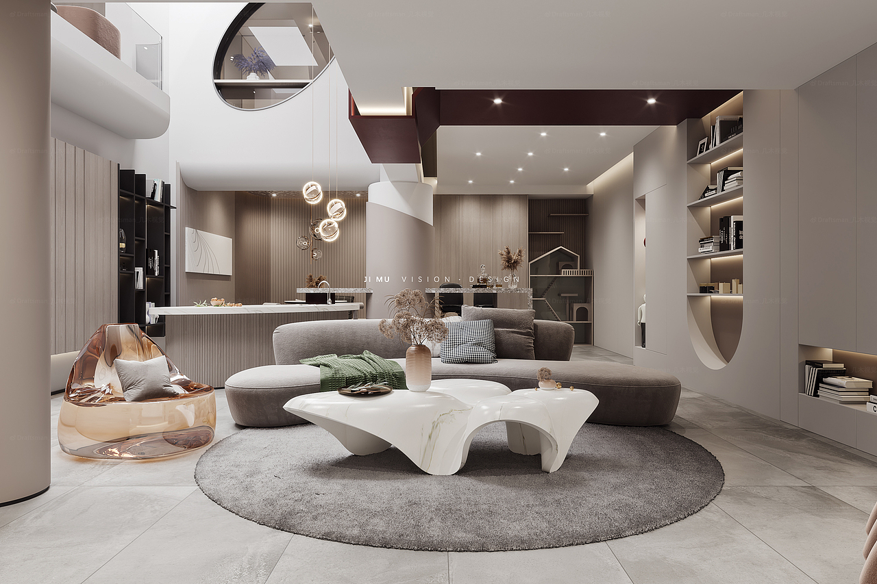 现代风格效果表现（图ZMjQ5NjA4Njk2） - 家装设计 - 站酷设计师模型不换钱原创素材 - 站酷ZCOOL