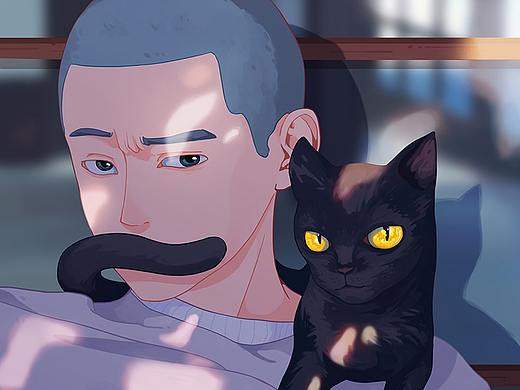 【午后】插画练习（个人主页-ZMzY5MzU1MTI=） - 创作习作 - 站酷设计师御鳞原创素材 - 站酷ZCOOL