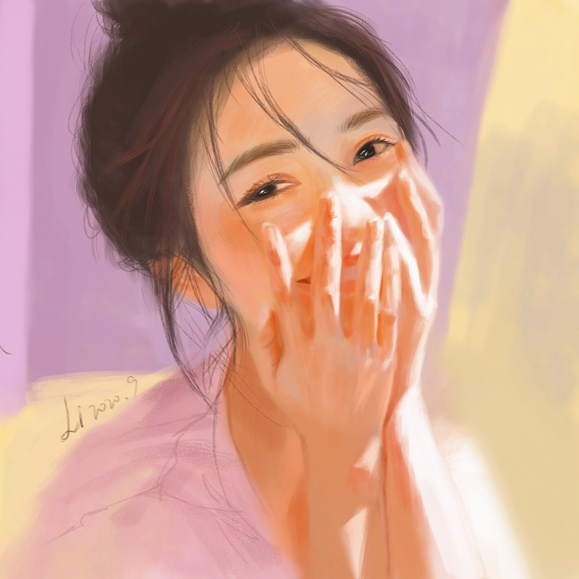 板绘 手绘头像|插画|艺术插画|茶蘼微凉 - 原创作品 - 站酷 (zcool)