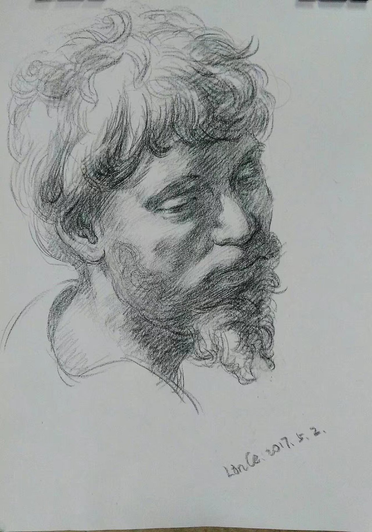 临摹一些大师的.