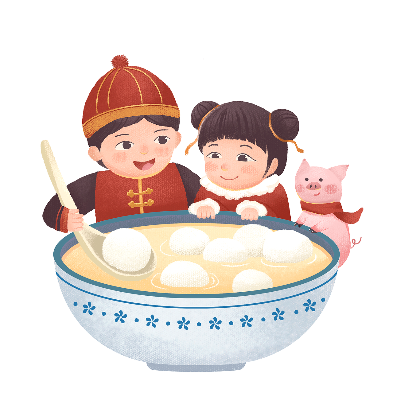 元宵节主题插画（图ZMjYwOTgwNTYw） - 商业插画 - 站酷设计师兰亭序Judy原创素材 - 站酷ZCOOL