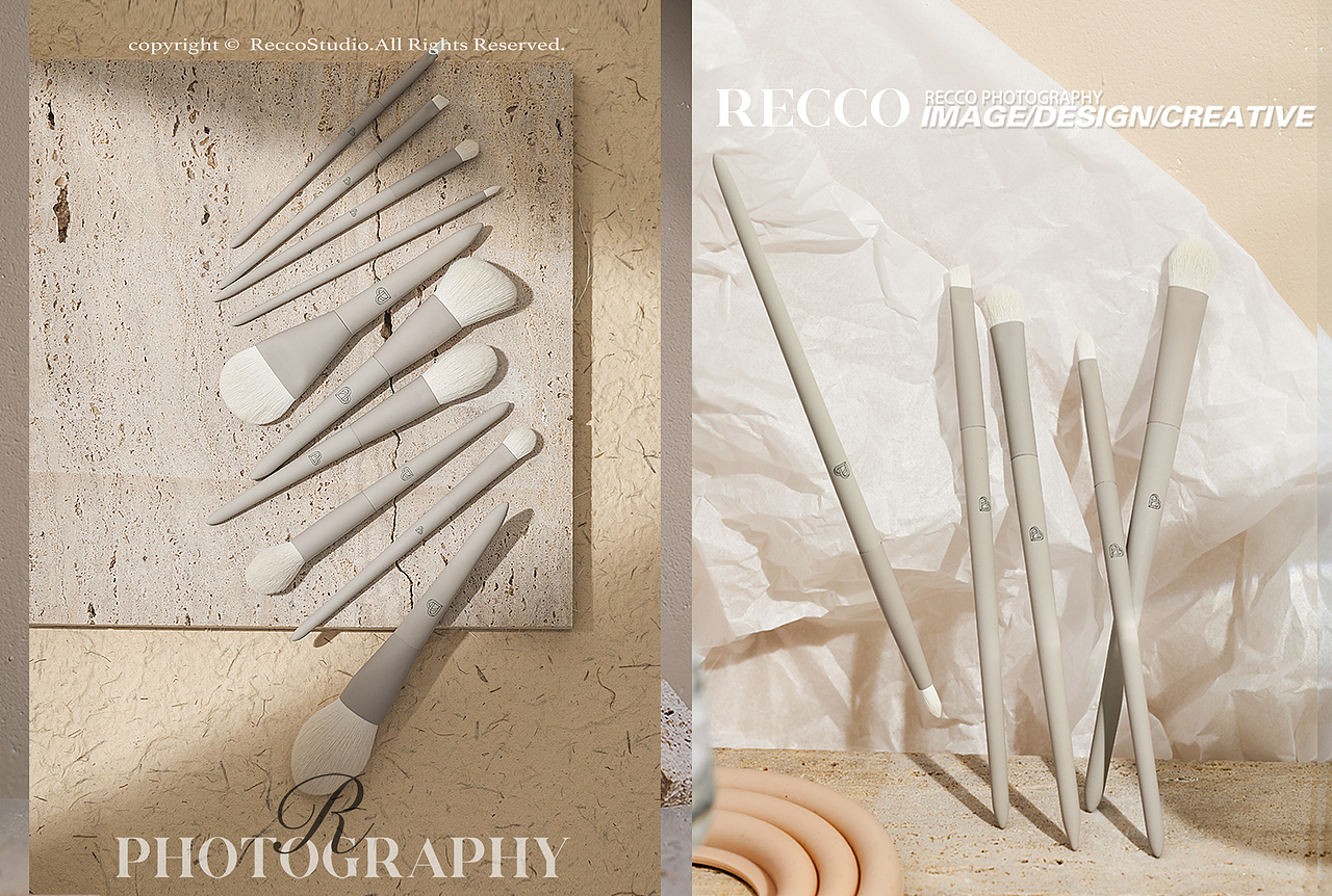 RECCO 侘寂风 产品静物苏州电商摄影 香薰/化妆刷 