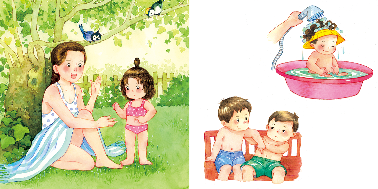 儿童绘本《我们的肚脐》