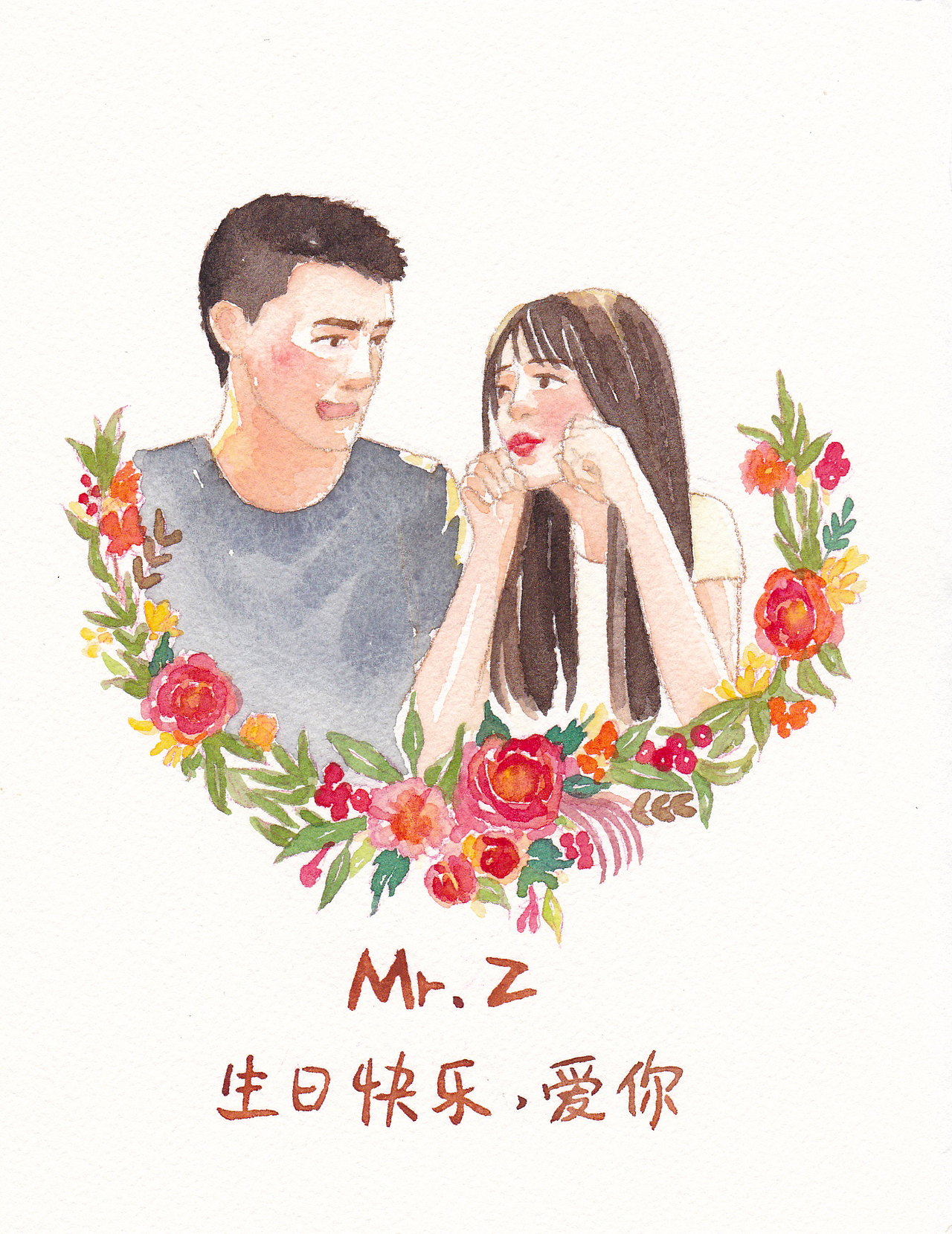 送男朋友生日的几张小画（图ZOTgxODY1OTI=） - 创作习作 - 站酷设计师利狗狗原创素材 - 站酷ZCOOL