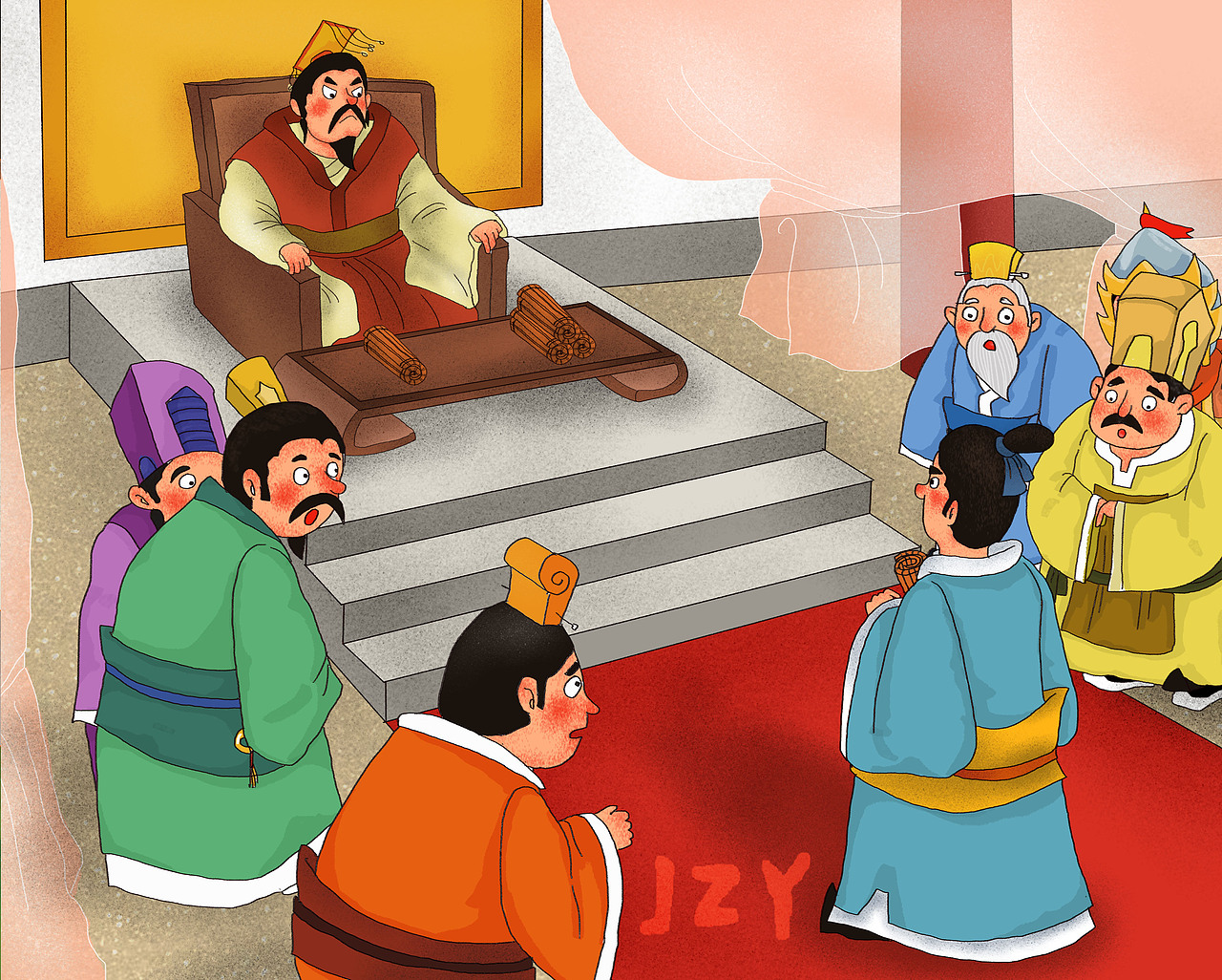 凯叔365夜（故事插图）（图ZODcyNTg1ODA=） - 儿童插画 - 站酷设计师JZY09原创素材 - 站酷ZCOOL