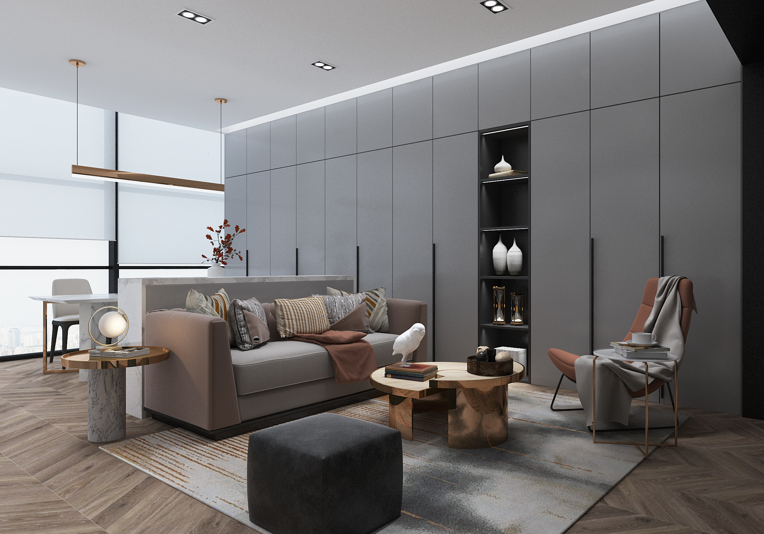 白墙的韵味办公空间