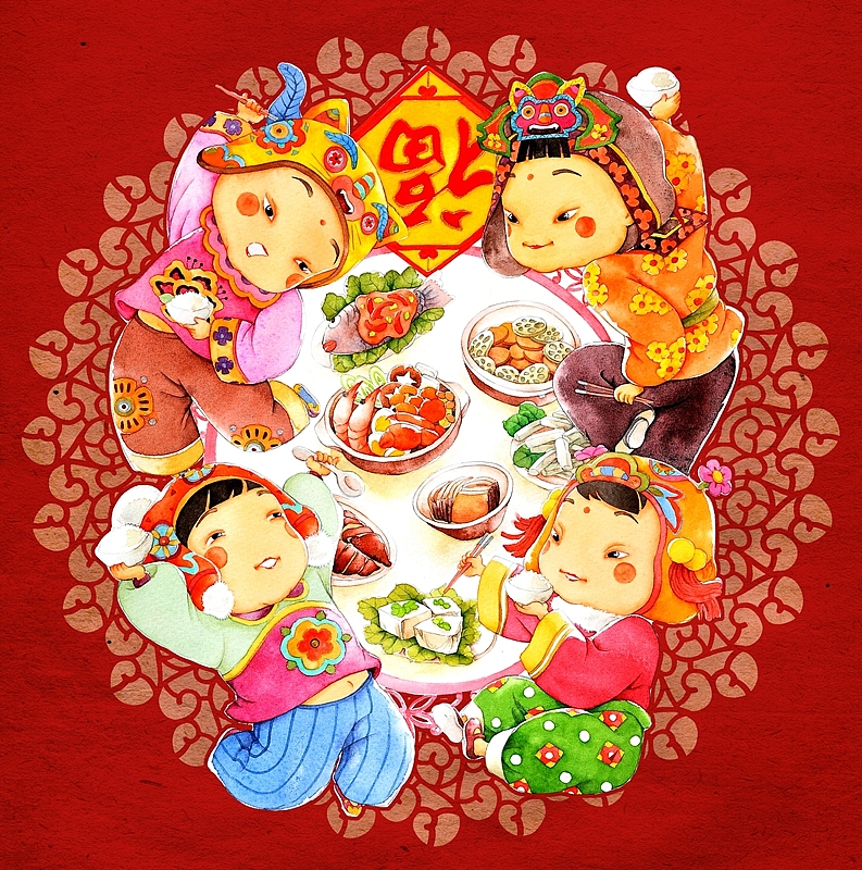 年 味（图ZNjkzNTI2MTI=） - 创作习作 - 站酷设计师爱做梦的猫原创素材 - 站酷ZCOOL