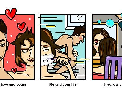 两个人生活（个人主页-ZMjY2NTM1MTI=） - 创作习作 - 站酷设计师禾女鬼金名君原创素材 - 站酷ZCOOL