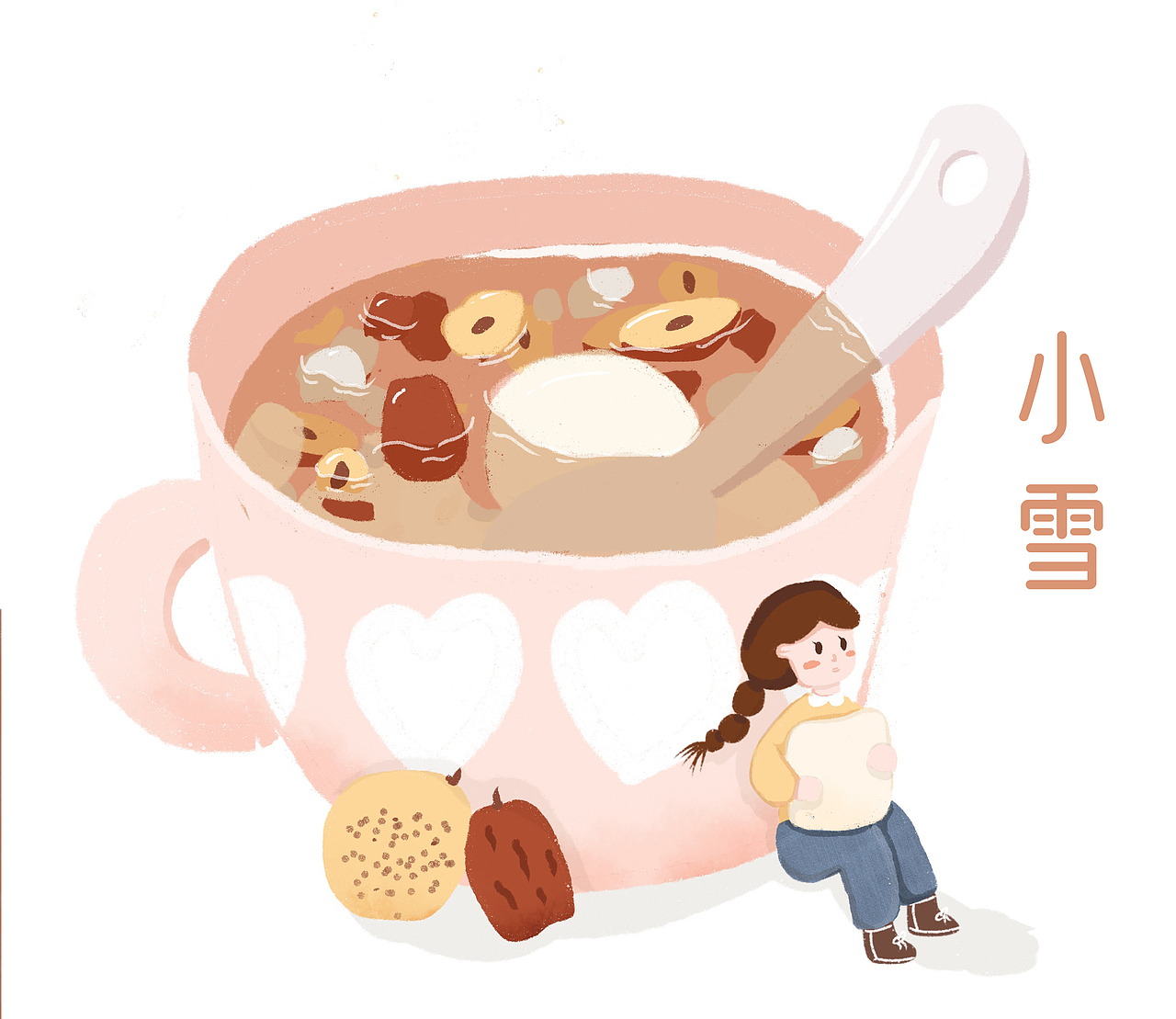 二十四节气系列插画（图ZMjA1Nzc0Njc2） - 图案 - 站酷设计师爱吃的Yoyoki原创素材 - 站酷ZCOOL