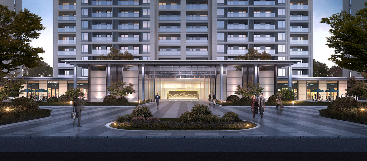 【2019】建筑景观效果图合集（图ZMTk1NjYzMTQ0） - 建筑/空间 - 站酷设计师九三丶原创素材 - 站酷ZCOOL