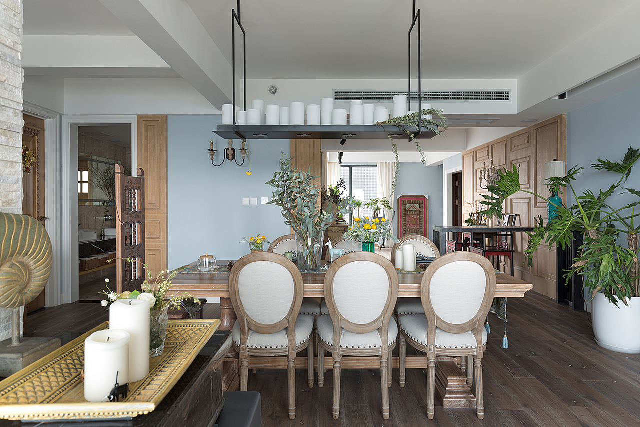 之境内建筑 | 成都320平顶楼跃层法式乡村超美生活