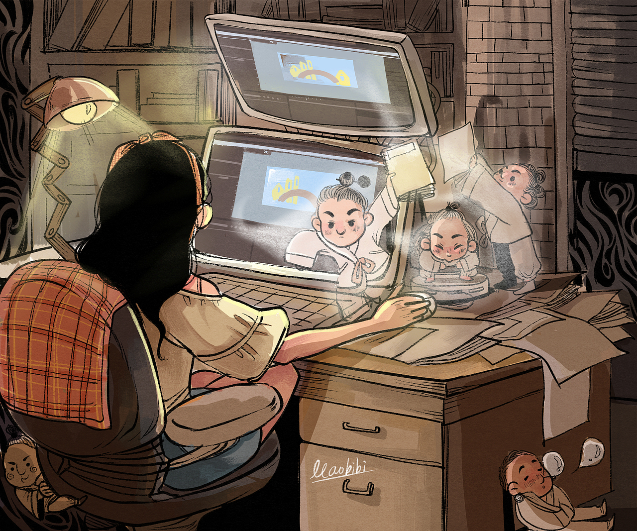 作品（图ZMTAzODA3MTg4） - 创作习作 - 站酷设计师米茶画画人原创素材 - 站酷ZCOOL