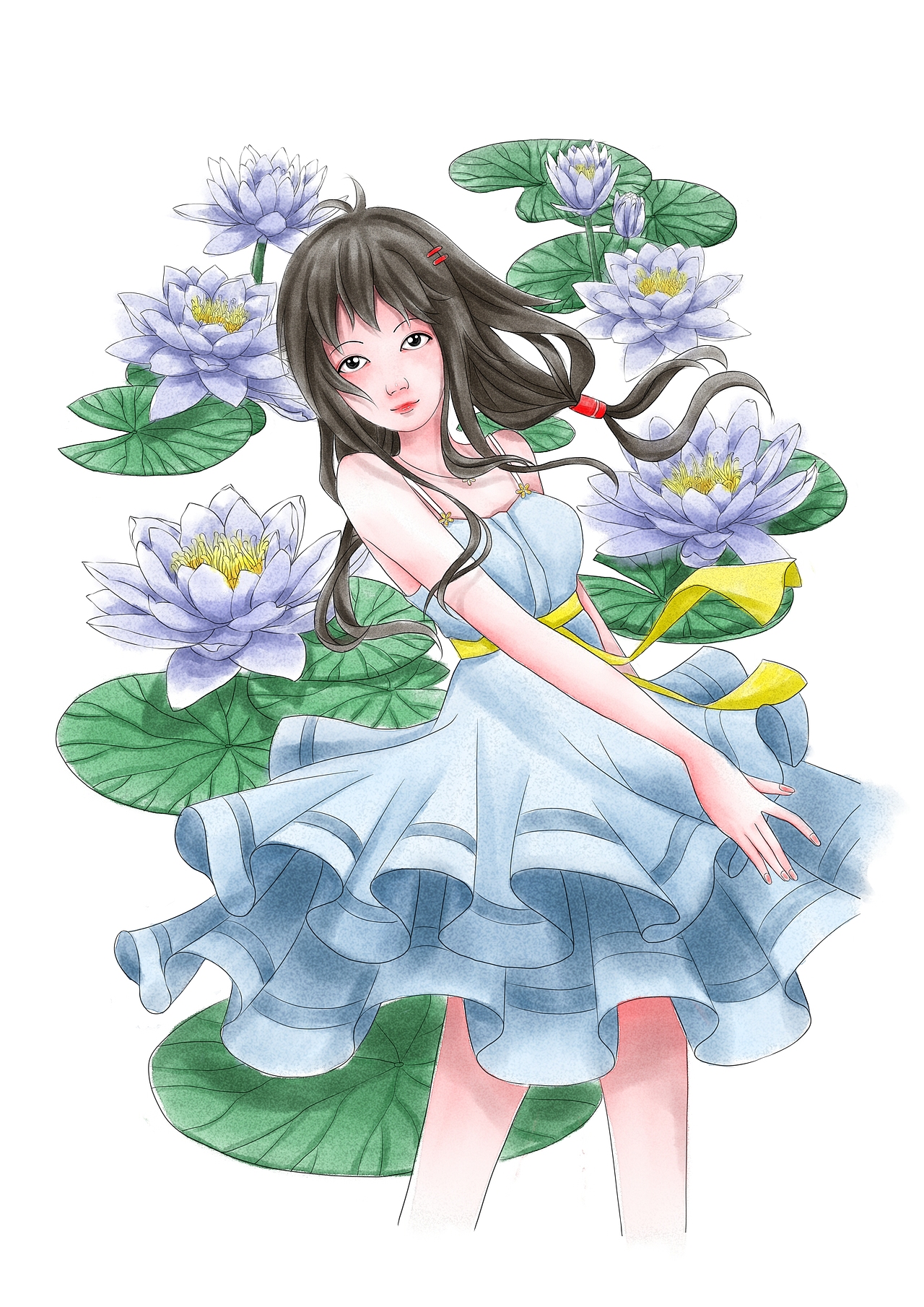 二十四节气“花语”——夏（图ZMTY3MTkzNjk2） - 绘本 - 站酷设计师UsagiAdtt原创素材 - 站酷ZCOOL