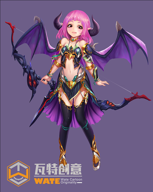 日系立绘（图ZMTEyNzAyMzAw） - 游戏原画 - 站酷设计师瓦特创意有限公司原创素材 - 站酷ZCOOL