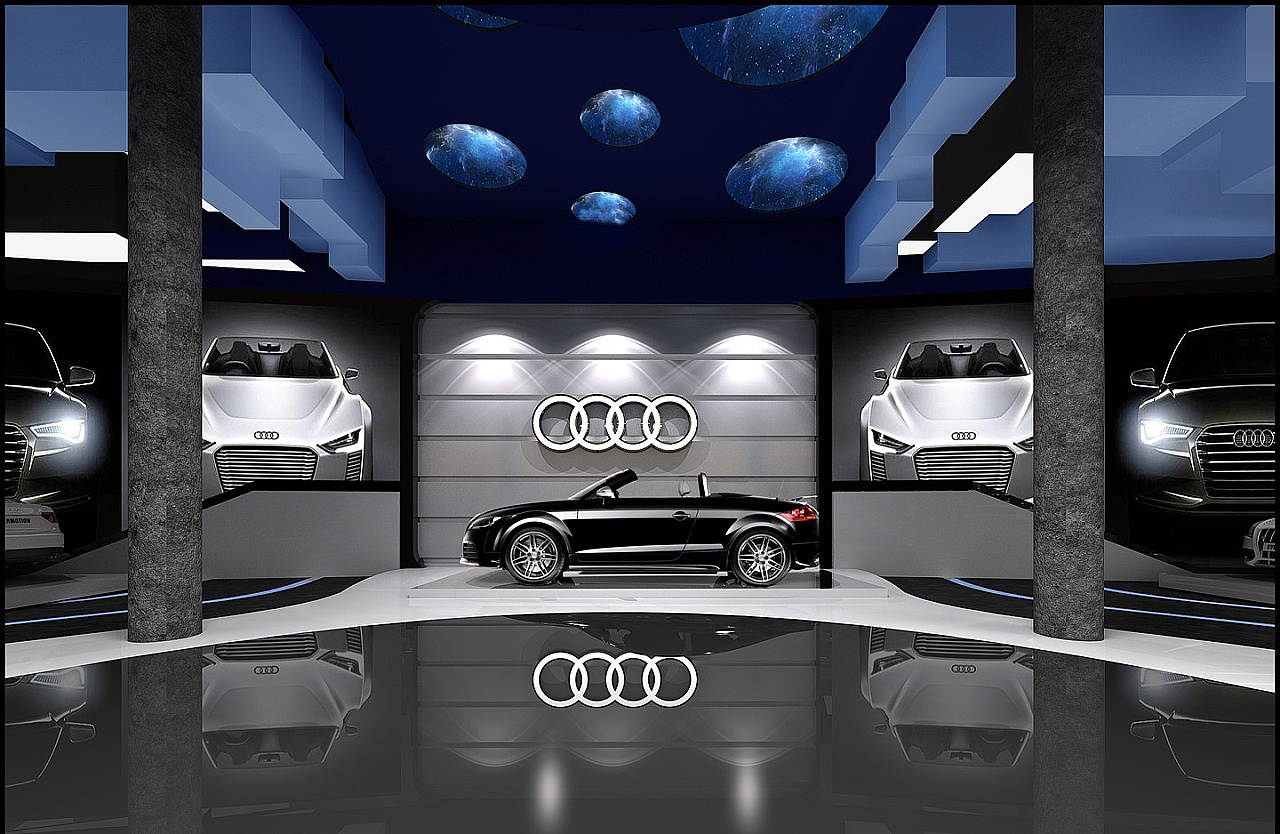 汽车4S店（图ZMjY0MDA5MjQ0） - 商业空间设计 - 站酷设计师设计师小美原创素材 - 站酷ZCOOL