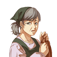 原创作品动漫单幅漫画二次元国漫肖像漫画头像小孩大叔中年人现代