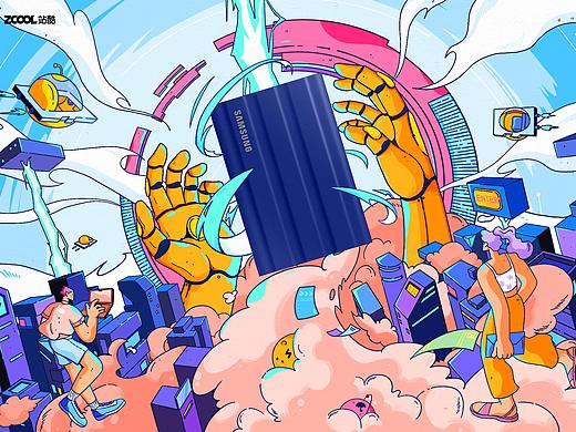 閃耀“星”動(dòng)——《數(shù)據(jù)時(shí)代，從“星”出發(fā)》（個(gè)人主頁(yè)-ZNjAyODk2MjQ=） - 海報(bào) - 站酷設(shè)計(jì)師檸檬楊樂(lè)多原創(chuàng)素材 - 站酷ZCOOL