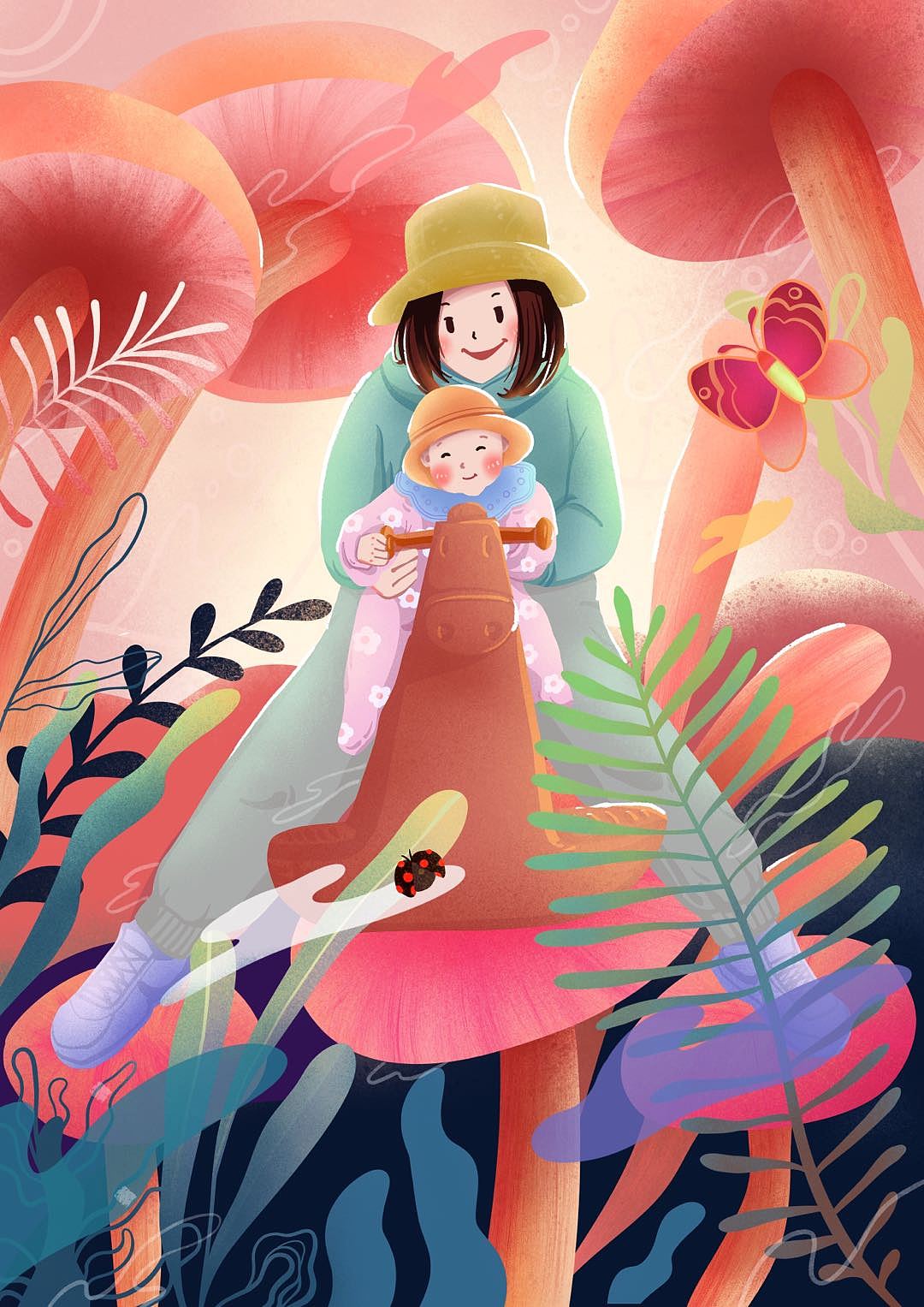 和女儿的周末时光