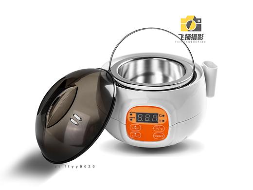 熔蜡机美甲灯美容仪器白底静物拍摄
