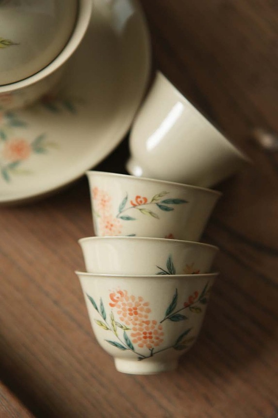 瓷礼记 桃花茶具套组（图ZMzAyOTE3NDky） - 产品摄影 - 站酷设计师鸿霖厨卫原创素材 - 站酷ZCOOL