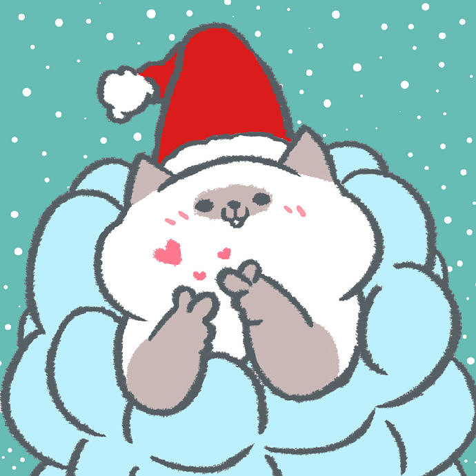 被窝猫头像 圣诞节|插画|涂鸦/潮流|被窝猫beddingcat - 原创作品