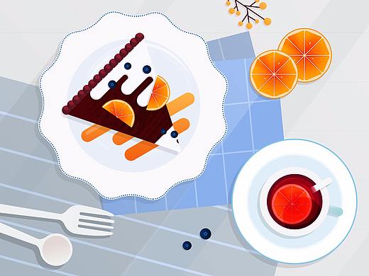 Sweetie早餐插画临摹