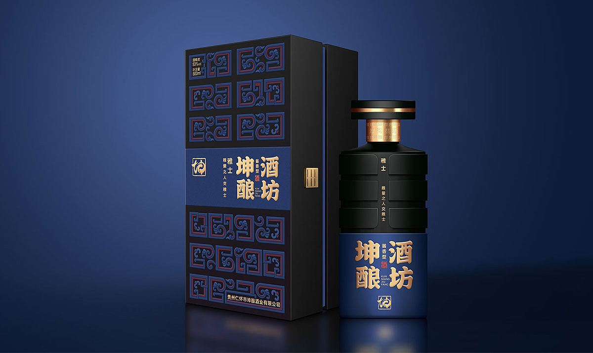 坤酿酒坊品牌包装设计