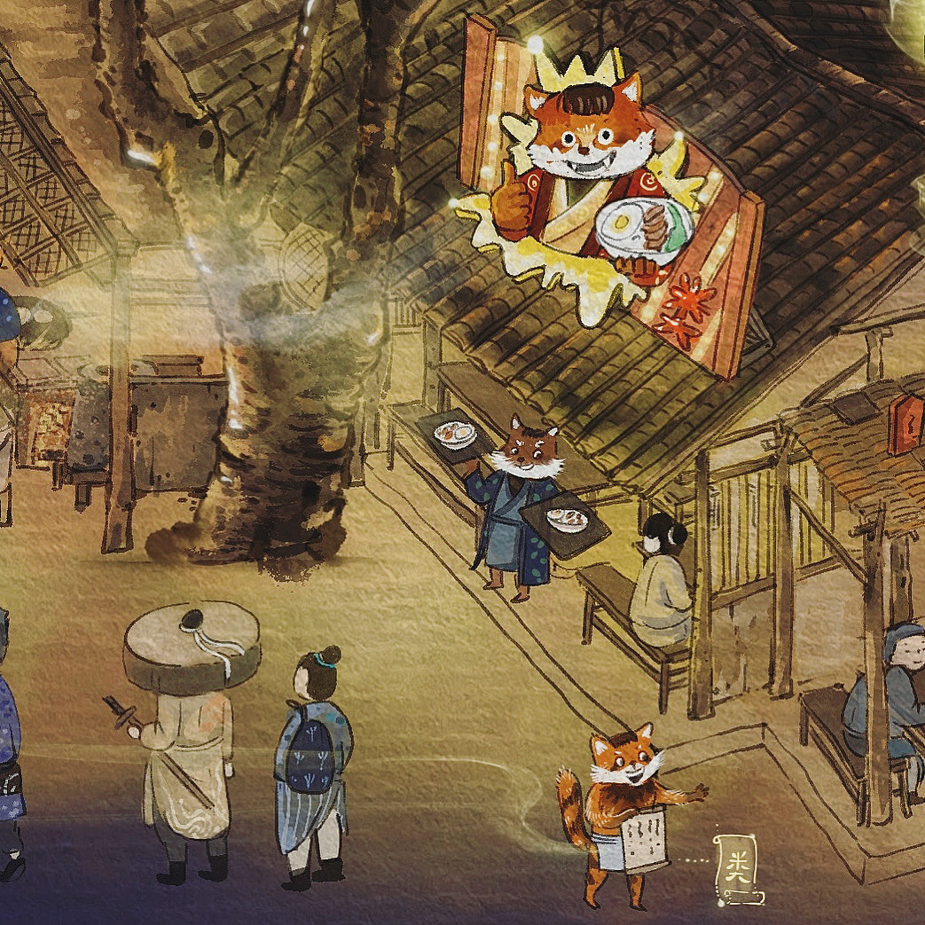 清明山海图（图ZMjY2NDAzMTI4） - 绘本 - 站酷设计师miao9原创素材 - 站酷ZCOOL