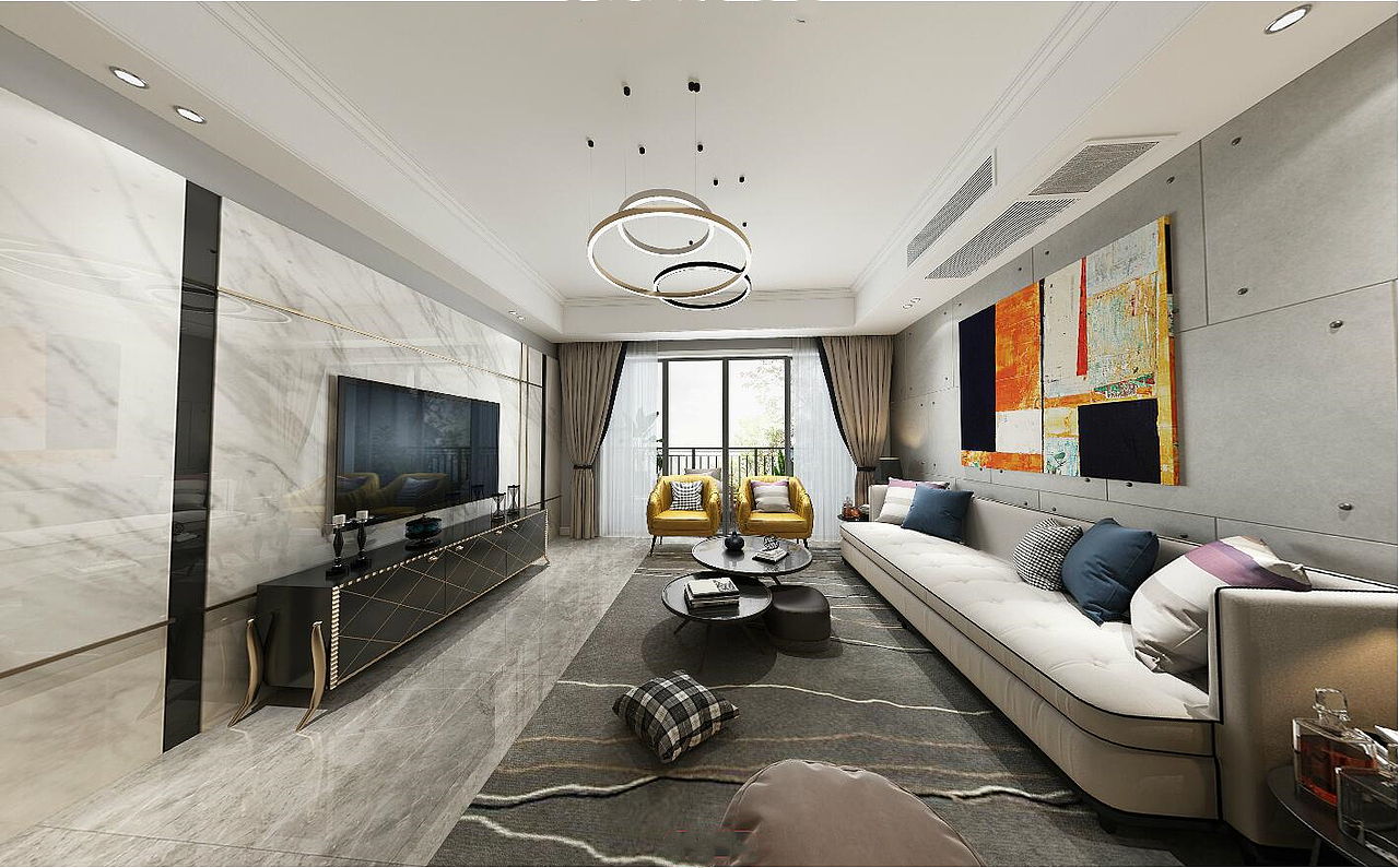 重庆室内设计|中交漫山叠拼|现代轻奢风格装修设计