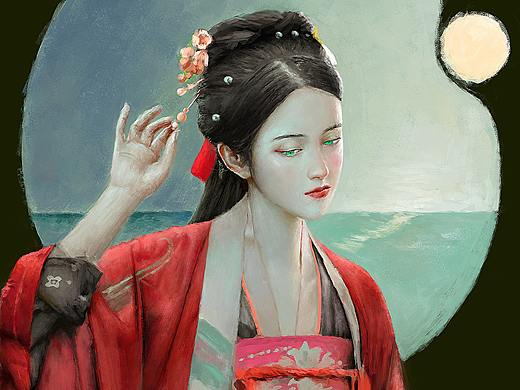 临摹——古装女