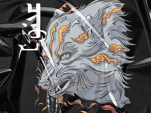 Cultural trend illustration design-animal element