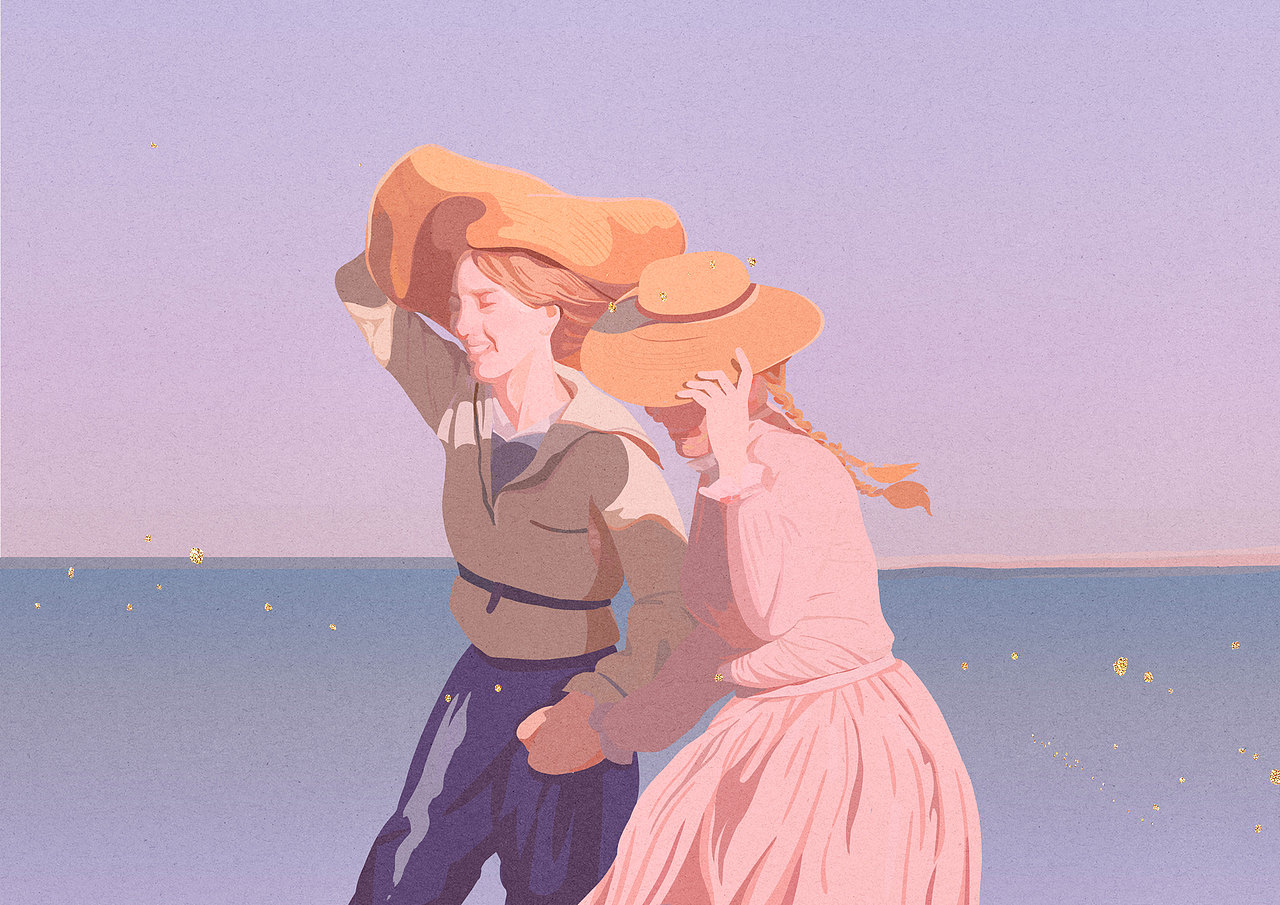 《小妇人》电影手绘插图