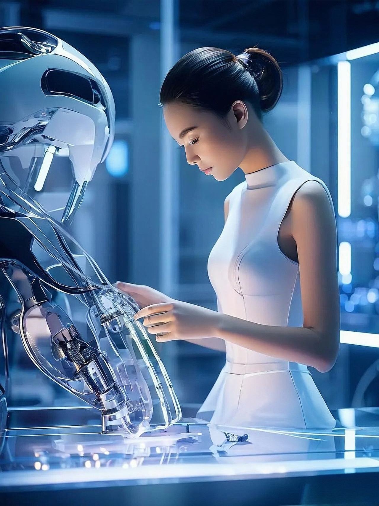 人工智能机器人，维修，医疗，陪伴，谈情说样样行（图ZMzcwODQ4NjI4） - 移动端网页 - 站酷设计师南风知我意666原创素材 - 站酷ZCOOL