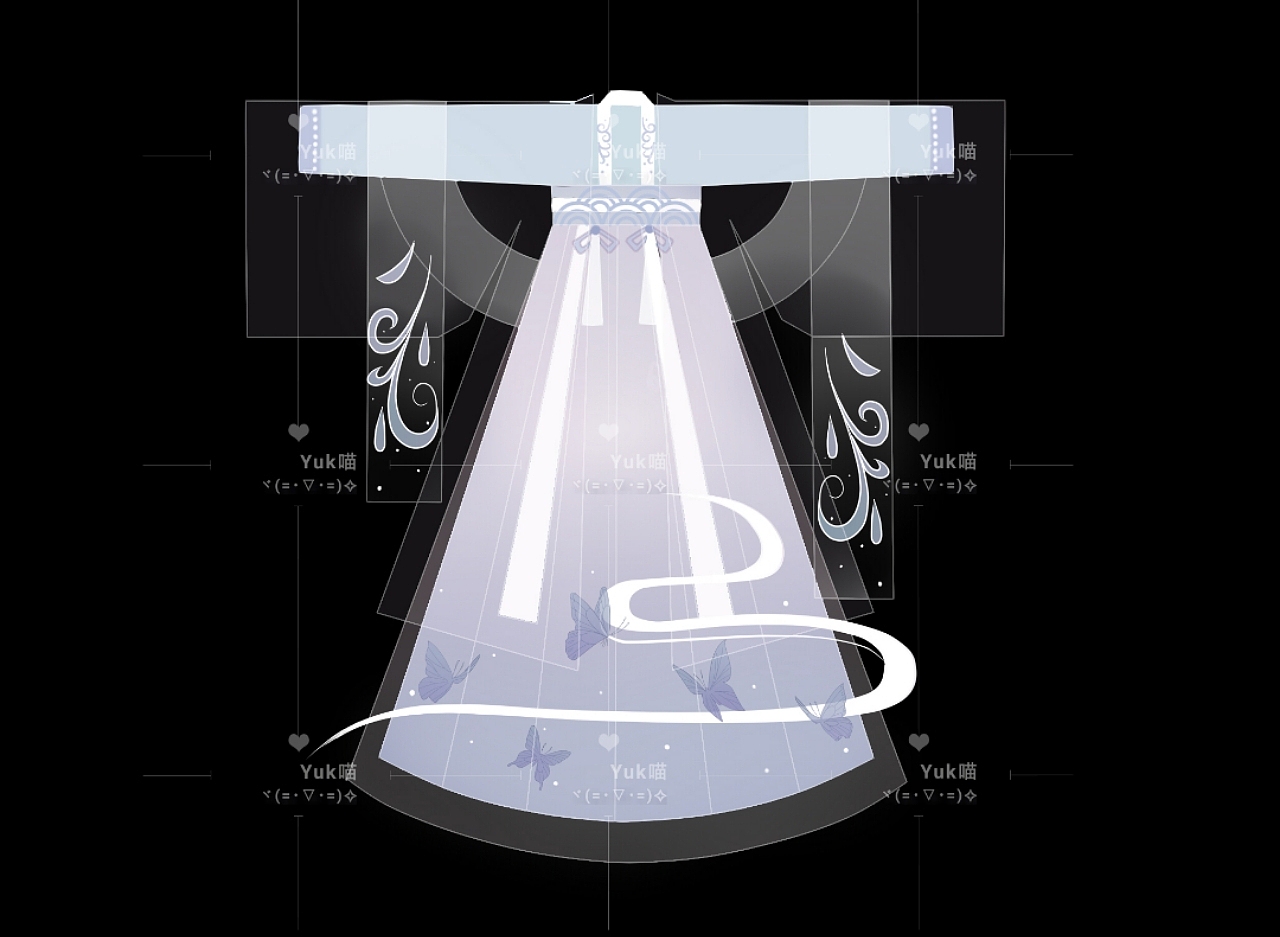 汉服设计齐胸襦裙（图ZMTU3MjkyMTIw） - 其他服装 - 站酷设计师Yuk喵原创素材 - 站酷ZCOOL