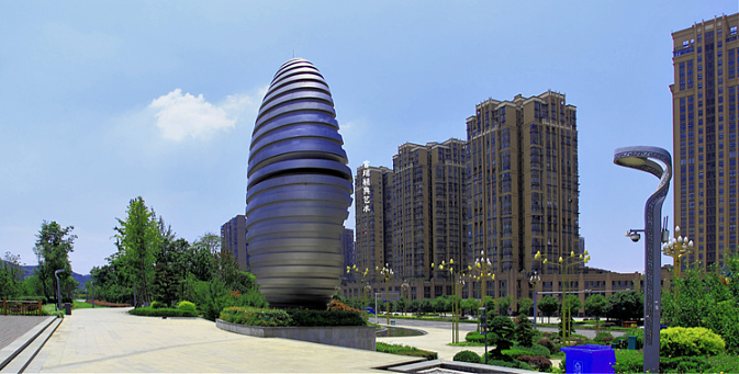 四川南充黄金海岸女神雕塑