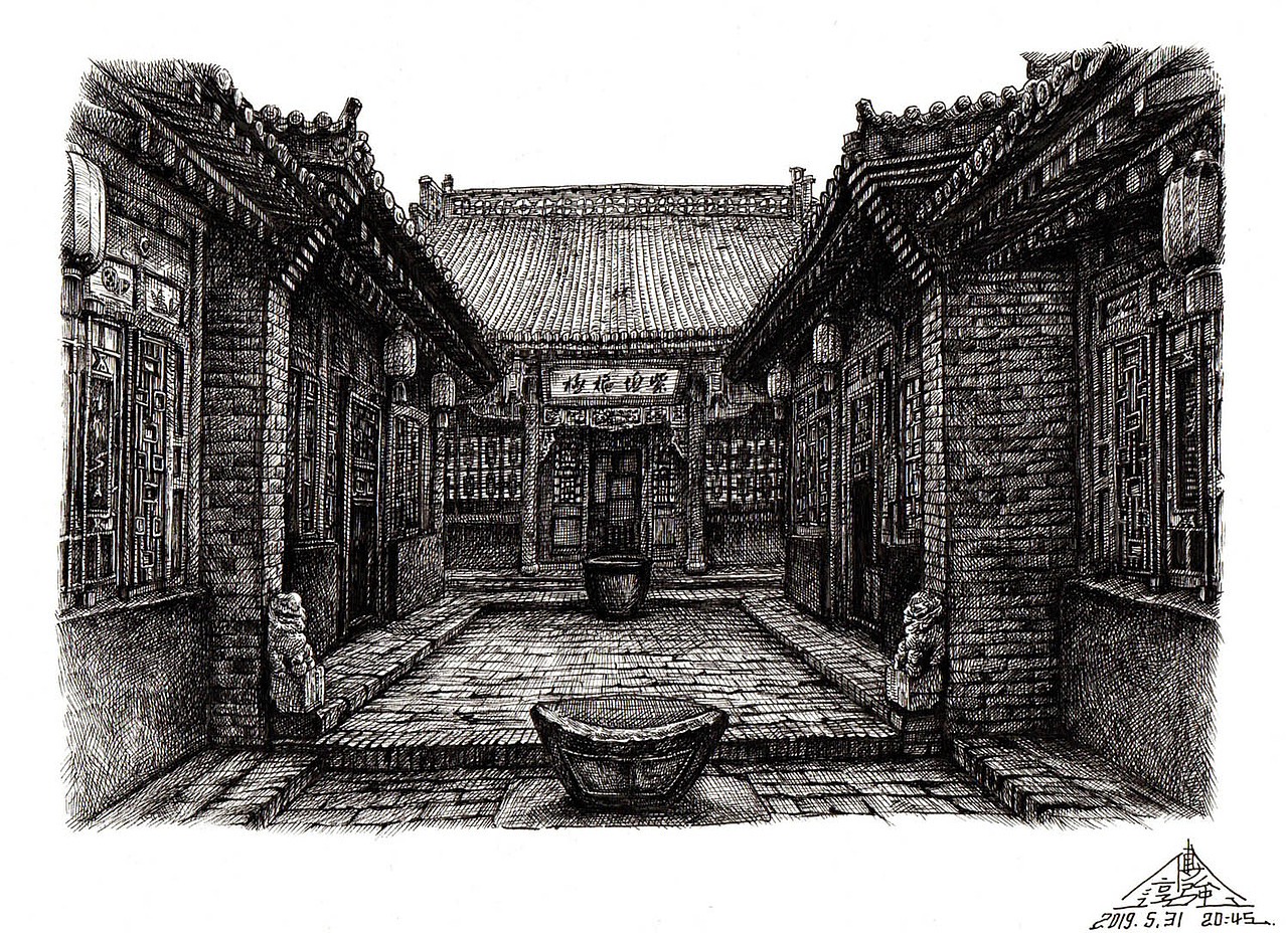 一组手绘建筑（商稿）（图ZMTYxMzM0OTE2） - 商业插画 - 站酷设计师傅淳强画者之旅原创素材 - 站酷ZCOOL