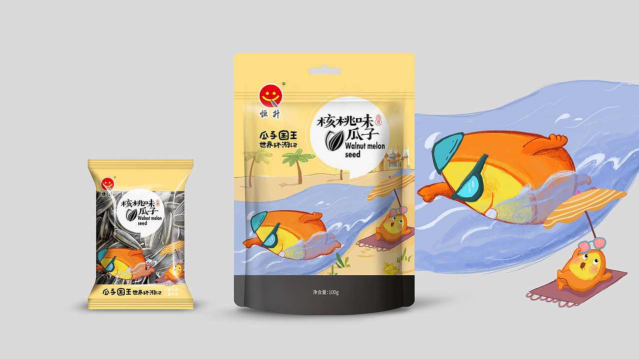 恒升瓜子包装创意设计
