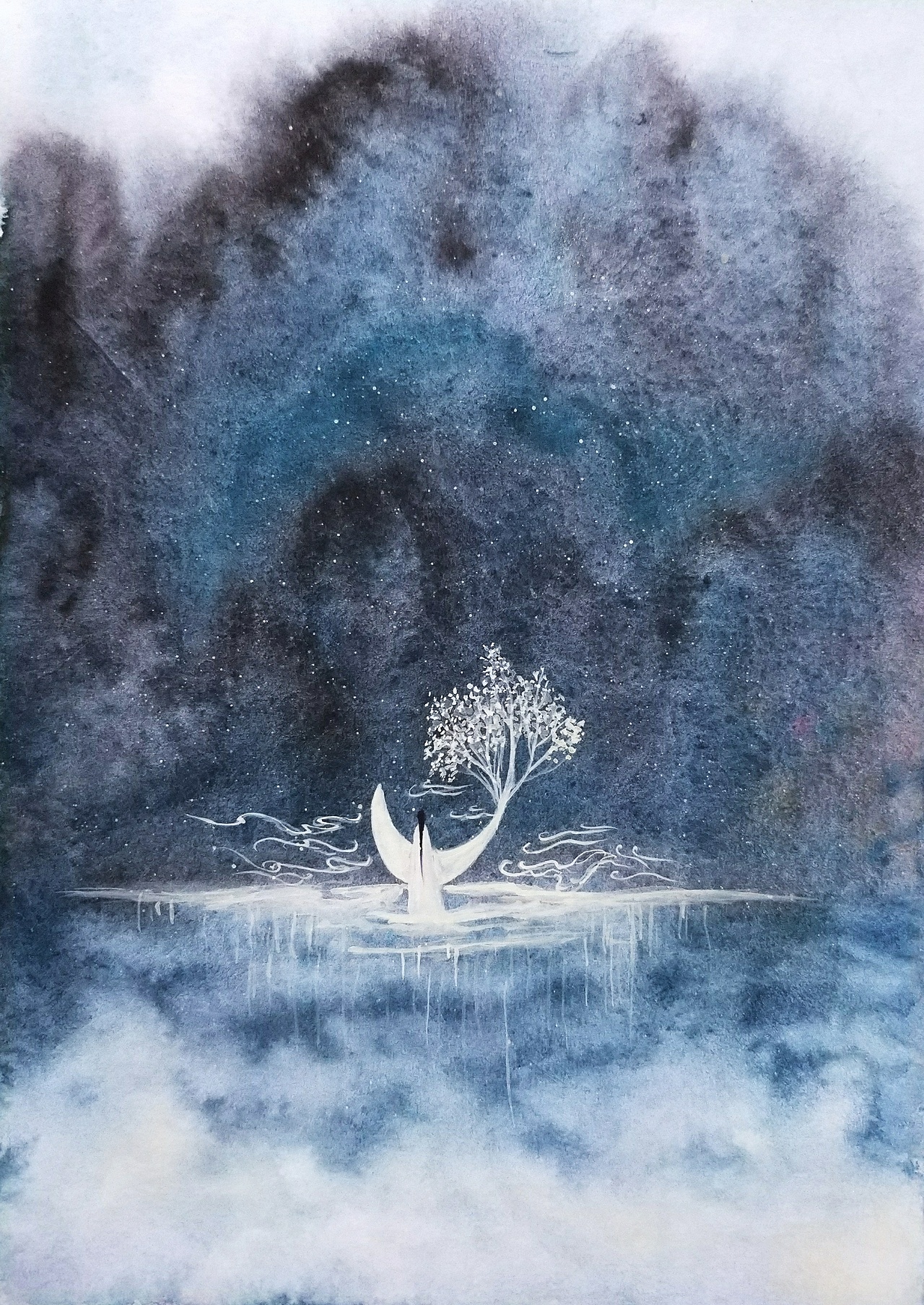 山有神話 系列20（圖ZMTMwMzkyNDYw） - 繪畫 - 站酷設(shè)計(jì)師深海里的夢原創(chuàng)素材 - 站酷ZCOOL