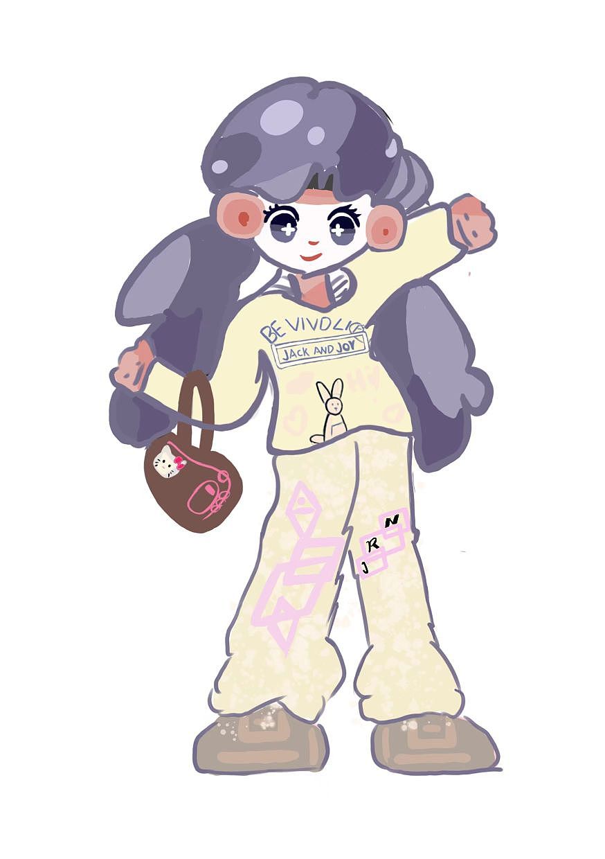 Q版人物设计ps板绘设计