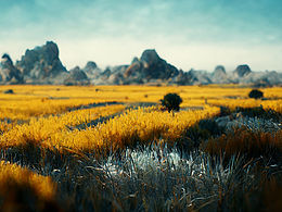 各种颜色的沙漠