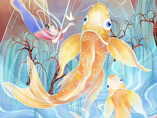 飞天锦鲤