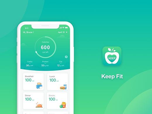 Food Tracker App UI Design