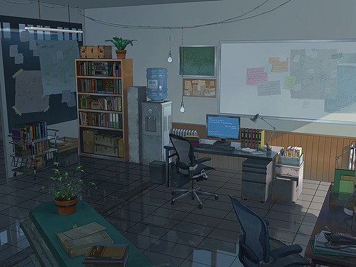 日系场景-末日办公室